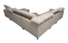 Ecksofa mit Schlaffunktion Bolmso VIII beige rechte Seite elegantes und bequemes Ecksofa mit Schublade ideal für geräumige Innenräume