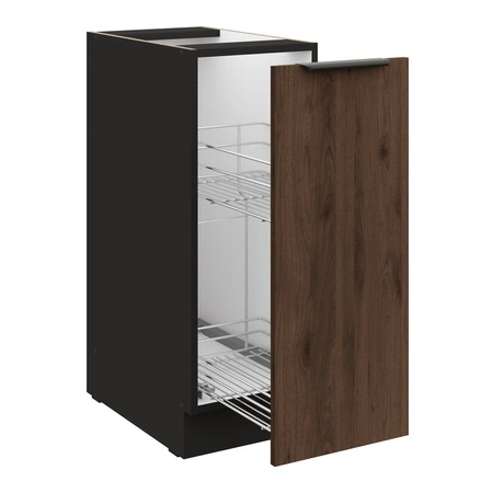 Eck-Küchenmöbelset Tarraco / Brianza 310x250 cm Griffe aus Metall sehen in modernen Innenräumen toll aus