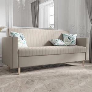 Balm Schlafsofa in Beige sehr bequemes Schlafsofa perfekt für jeden Einrichtungsstil