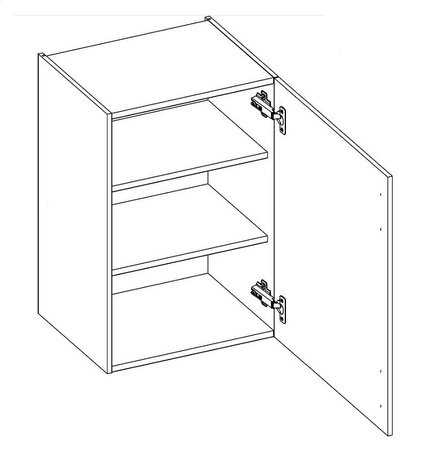 Nalo Küchenmöbel Set 310 cm glänzende Fronten einzigartiger Stil der Schränke passt zu jedem Stil Küche