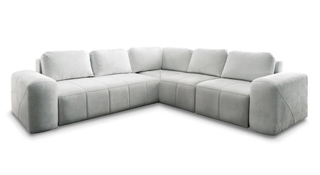 Ecksofa mit Schlaffunktion Bovec III dunkelbeige rechts stilvolles Ecksofa perfekt für ein geräumiges Wohnzimmer