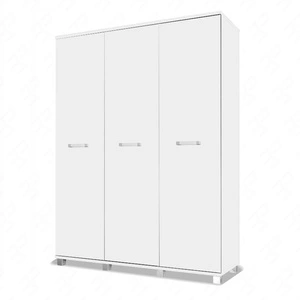 Kleiderschrank Maximus 150 cm weiß modernes Möbeldesign hochwertige Verarbeitung Kleiderschrankkanten mit Spezialfurnier verarbeitet