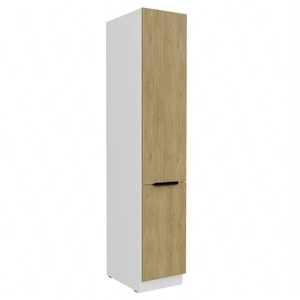 Küchenhochschrank Cremona 40 DK-210 2F Metallkantengriffe feuchtigkeits- und beschädigungsbeständiger Schrank