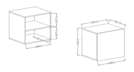 Wohnwände Ventom Eiche grandson modernistisches Design fügt sich perfekt in jede Einrichtung ein