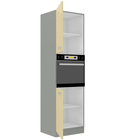 Einbaubackofen Karmen 60 DP-210 2F Schrank mit Schubladen dampf-, hitze- und auslaufsicher