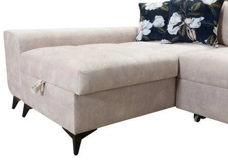 Ecksofa mit Schlaffunktion Buffalo blau links Funktionelles und stilvolles Ecksofa mit Bettkasten