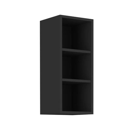 Eckküchenmöbel-Set Schwarz 310x250 cm Metallkante Griffe Schränke sehen toll aus in modernen Interieurs