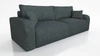 Sofa Fiesta grau funktionelles Wohnzimmersofa mit Bettzeugablage elegantes Design Kordstoff