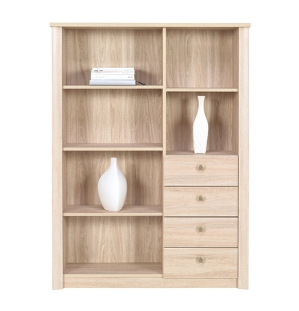 Finezja Möbelset helle Eiche sonoma ideal für ein Jugendzimmer oder Büro in einem trendigen Stil