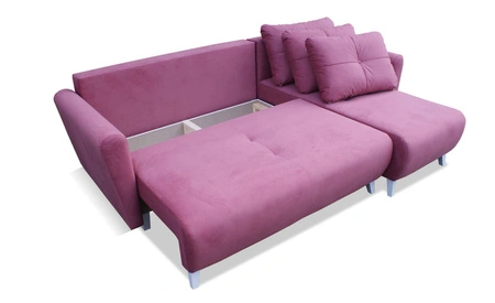 Ecksofa mit Schlaffunktion Felicie Senfgelb Universal-Ecksofa stilvolles Design das sich in jede Einrichtung einfügt