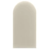 Wally gepolstertes Paneel 30x100 cm creme stilvolles Wandpaneel Zaun Veloursstoff modischer Schliff für jedes Arrangement