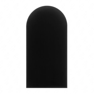 Wally gepolstertes Paneel 30x80 cm schwarz stilvolles Wandpaneel Zaun Veloursstoff modischer Schliff für jedes Arrangement