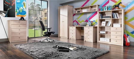 Kommode Finezja 55 cm Eiche sonoma modernes Design Möbel Kante mit speziellen ABS-Furnier getrimmt