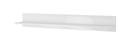 Schrankwand Tulsa weiß / weiß glänzend innovative Lounge- und Wohnzimmermöbel im modernen skandinavischen und klassischen Stil