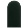 Wally gepolstertes Paneel 30x100 cm Flasche grün stilvolles Wandpaneel Zaun Veloursstoff modisches Finish für jede Einrichtung