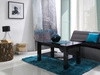 Couchtisch Sedona T27 102 cm schwarz glänzend modernes Möbeldesign Die Kanten des Couchtisches sind mit einem speziellen Furnier versehen