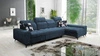Ecksofa mit Schlaffunktion Buffalo XII blau rechtsseitig stilvolles und funktionelles Ecksofa mit Bettzeugcontainer