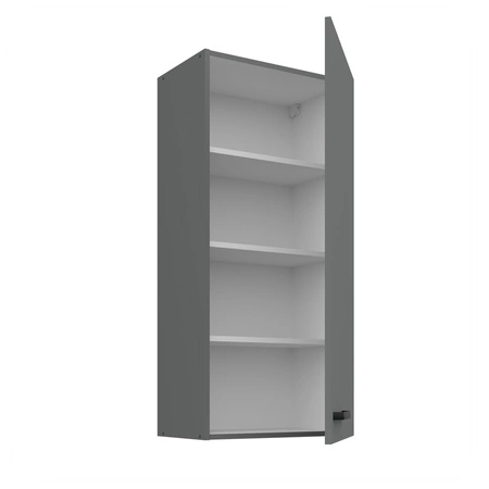 Verdi 50 G-108 1F Küchenwandschrank feuchtigkeits- und beschädigungsbeständiger Schrank schwarze Metallgriffe