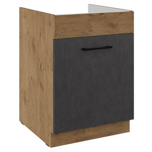 Spülenschrank Valico 60 ZL 1S BB dampf-, hitze- und auslaufsicherer Schrank