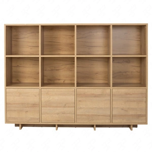 Kommode Noma 201 cm Eiche riviera elegantes Design einfache Form der Möbel, die in jedes Interieur passen Fronten von Kommoden mit Push-to-Open-System