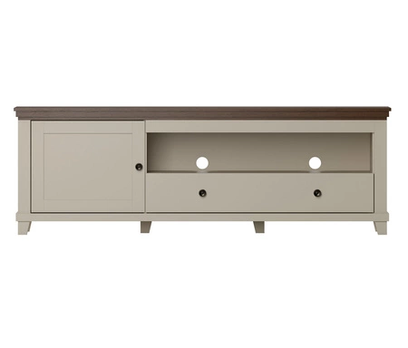 TV Schrank Evora 181 cm beige / Eiche dunin elegantes Design wird Liebhaber von ausdrucksstarken Interieurs begeistern