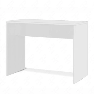 Toilette Maximus 100 cm Weiß modernes Möbeldesign Die Kanten der Frisierkommode sind mit einem speziellen Furnier versehen