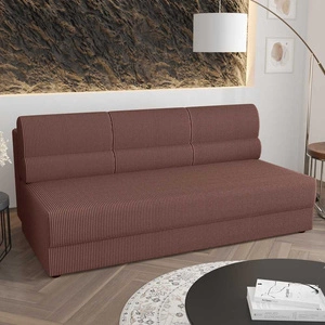 Sofa Fogu indisch rosa einfache Form des Sofas in modernem Design Cord-Polsterung Stoff Bettwäsche Container