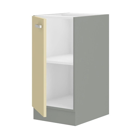 Stehender Küchenschrank mit Regal Karmen 40 D 1F BB dampf-, temperatur- und spritzwasserbeständiger Schrank