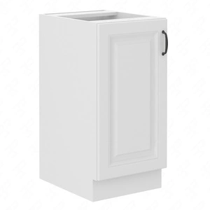 Stehender Küchenschrank mit Regal Snow 40 D 1F BB schrankfest gegen Dampf hohe Temperaturen und verschüttete Flüssigkeiten