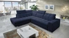 Ecksofa mit Schlaffunktion Luigi VII marineblau links bequemes Ecksofa in modernem Design