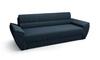 Sofa Fogu Bis blau stilvolles Sofa mit bequemen Armlehnen Cord-Polsterung Stoff Bettzeug Container