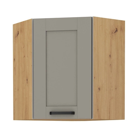 Linosa 60x60 GN-72 1F Eck-Küchenoberschrank dampf-, hitze- und auslaufsicherer Schrank