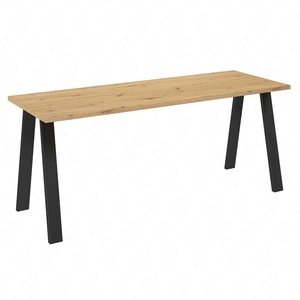 Malden Tisch 185x67 cm handwerkliche Eiche / schwarz einfache Form der Möbel mit stilvollen schwarzen Loft-Stil Beine bereichert auslaufsicher Platte