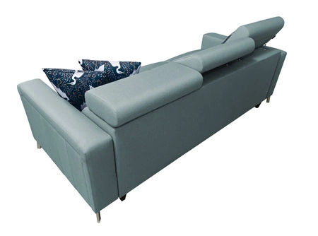 Sofa mit Schlaffunktion Savona braun bequemes Sofa für Wohnzimmer bietet Komfort beim Ausruhen verstellbare Kopfstützen