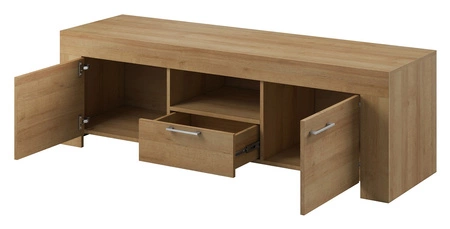 Möbelset Neba Eiche riviera ein modernes Möbelset ideal für Wohnzimmer und Esszimmer in originellen Farben