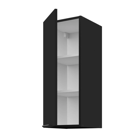 Küchenmöbel-Set Schwarzes 260 cm Metallkantengriffe Schränke sehen in modernen Interieurs toll aus