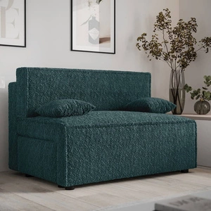 Brandon Schlafsofa türkis modernes Design und breiter Funktionsstoff mit markanter Schlingenoberfläche