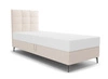 Boxspringbett Irvine 90x200 beige Stilvolles Bett mit Bettzeugablage und hohem Kopfteil besticht durch sein elegantes Design