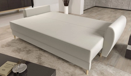 Sofa mit Schlaffunktion Rovigo kem leichte Form mit elegantem Charakter perfekte Ergänzung zu jedem Interieur weicher Stoff