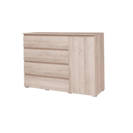 Kommode Simple 138 cm Eiche sonoma Funktionsmöbel für das Jugendzimmer, Wohnzimmer oder Büro