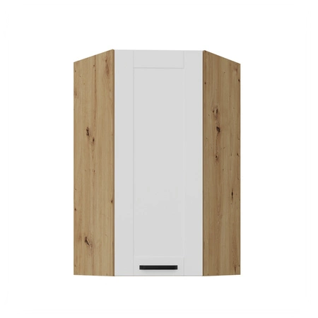Luis 60x60 GN-108 1F Eck-Hängeschrank für die Küche, resistent gegen Dampf, hohe Temperaturen und Verschüttungen