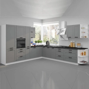 Avola Eck-Küchenmöbel-Set 310x340 cm ideal für klassische und moderne Innenräume