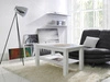 Couchtisch Jose T21 102 cm weiß modernes Möbeldesign die Kanten des Couchtisches sind mit einem speziellen Furnier verarbeitet