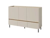 Kommode Paguro 150 cm sandbeige / geölte Eiche ideale Kommode für Schlafzimmer Wohnzimmer oder Jugendzimmer