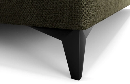 Boxspringbett Norco 90x200 grün stilvolles Bett mit Aufbewahrungsbox Beleuchtung im Kopfteil fügt eine einzigartige Note