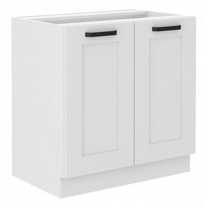 Stehender Küchenschrank mit Regal Livio 80 D 2F BB dampf-, temperatur- und spritzwasserbeständiger Schrank