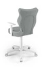 Schreibtischstuhl Duo grau passend zu Körpergröße 146-176,5 cm ergonomischer Drehstuhl mit verstellbaren Armlehnen