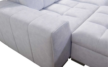 Ecksofa mit Schlaffunktion Luigi XII türkis linke stilvolles Ecksofa für das Wohnzimmer in einer minimalistischen und eleganten Ausführung
