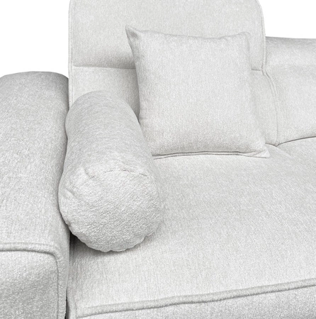 Ecksofa mit Schlaffunktion Viano II crem rechts Designer Ecksofa das sich perfekt in moderne Einrichtungen einfügt