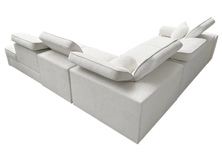 Ecksofa mit Schlaffunktion Viano IX grün rechtsseitig stilvolles Ecksofa mit Bettzeugcontainer ideales Möbelstück für ein großes Wohnzimmer